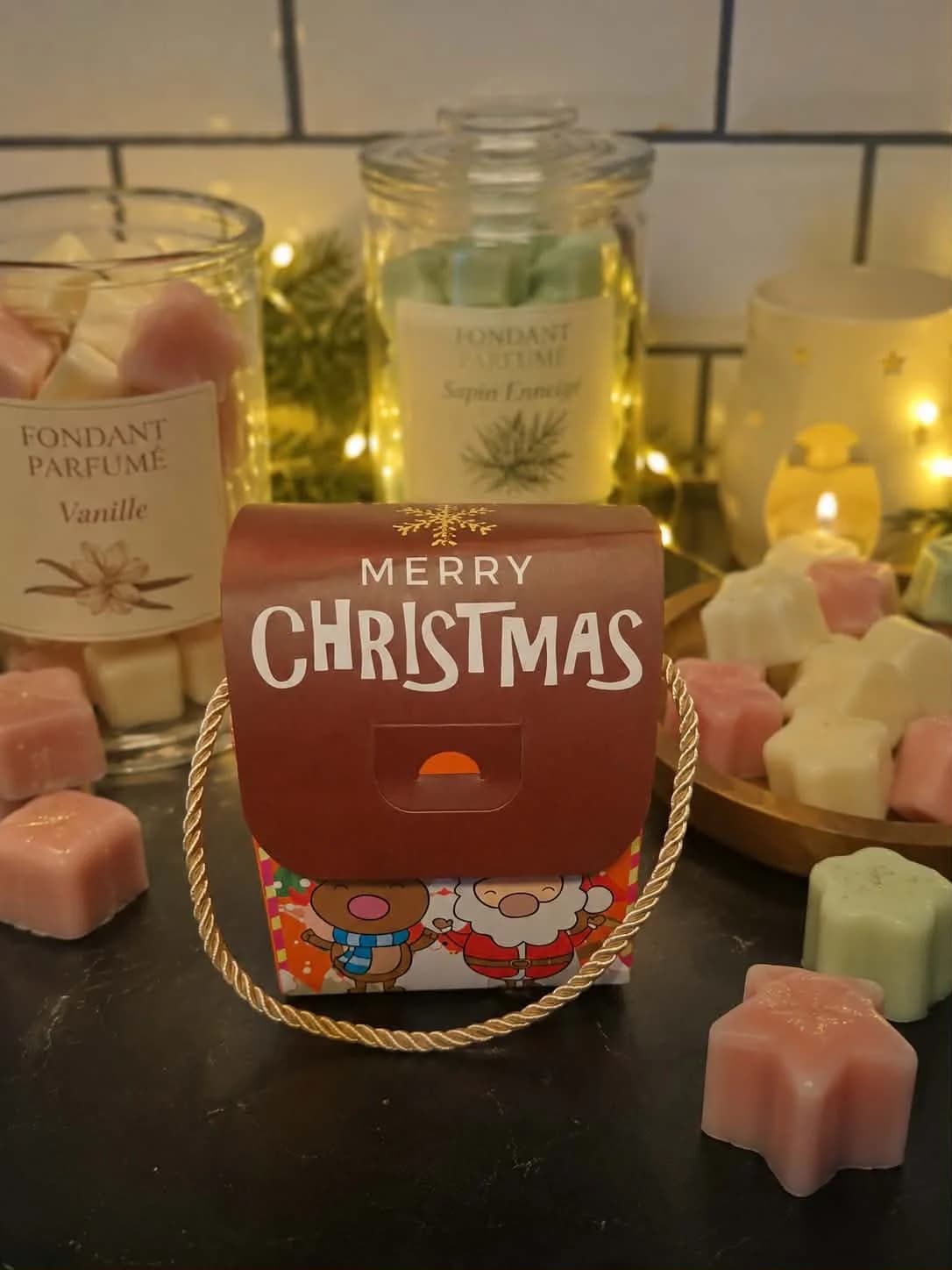 box  10 fondant parfumée